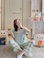韩版少女卡通短长宽松版短长套装家居服产品图