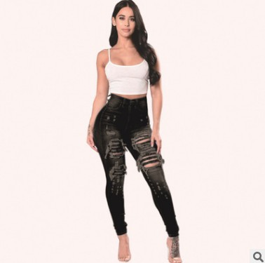 2022 new style ripped jeans