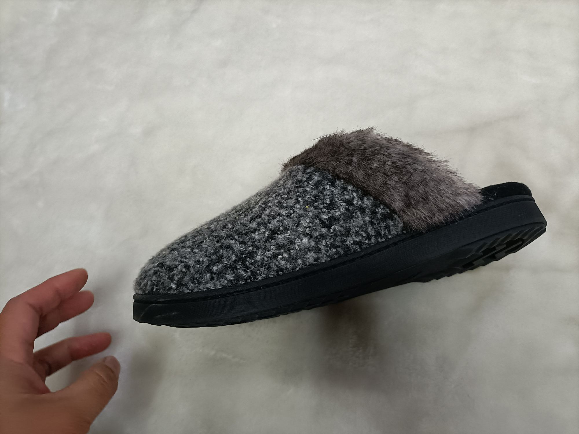 订制毛绒男鞋