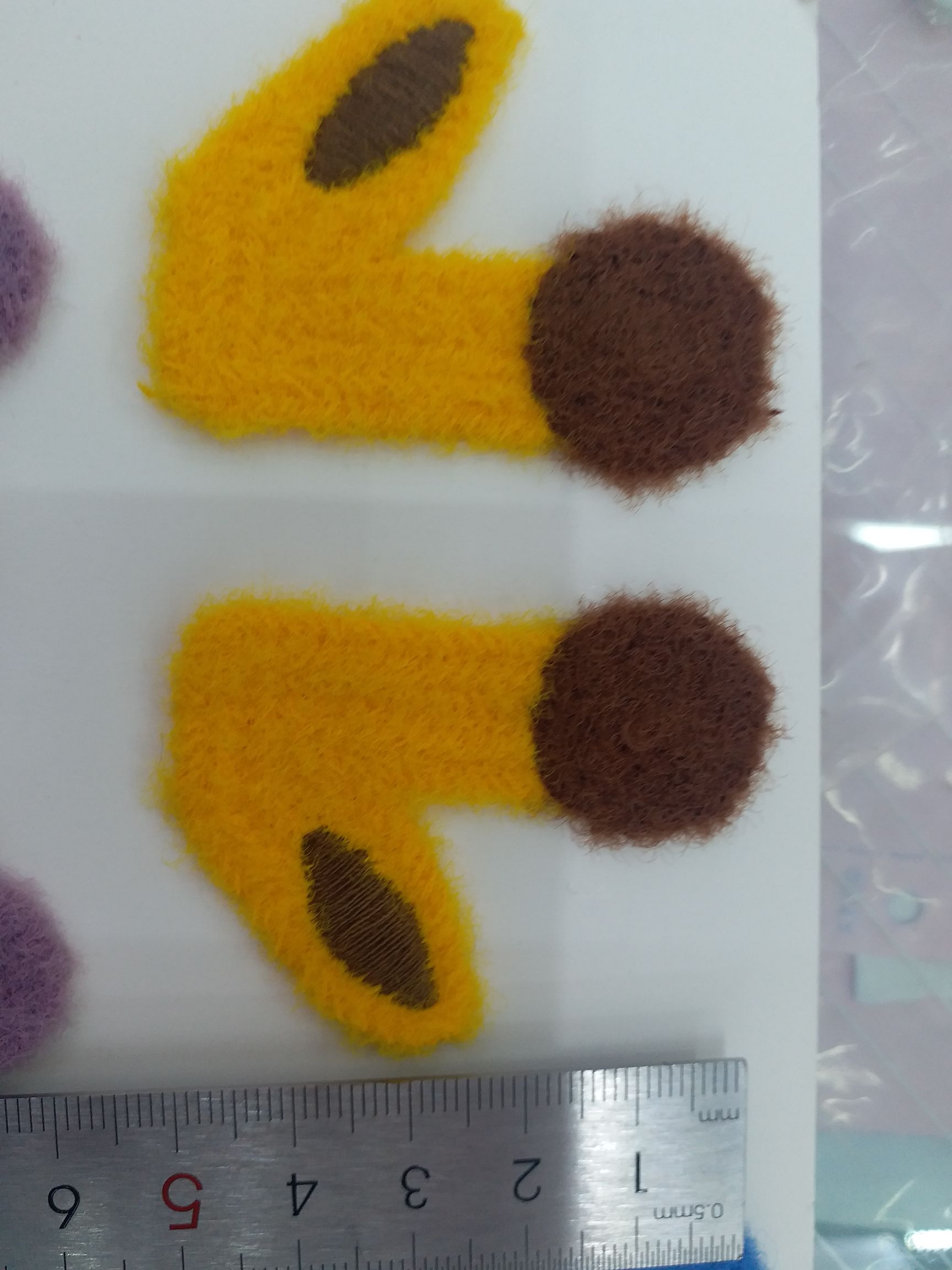 鹿角针织细节图