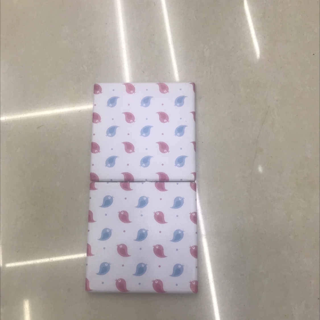 PU leather small mirror Specification image