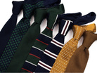 针织领带5公分窄版咖色复古条纹英伦日系韩版潮平头