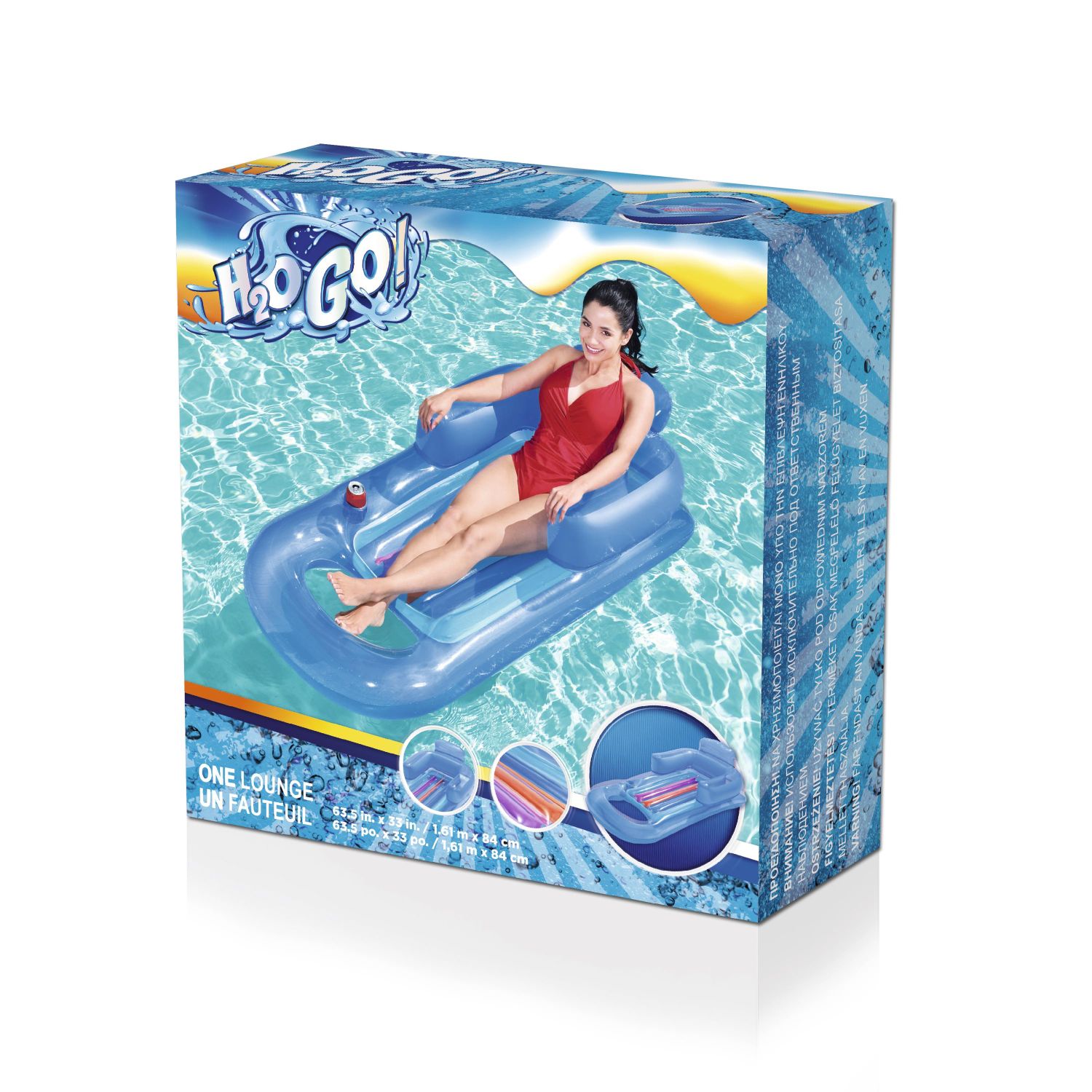 Best way43028 Inflatable Water Lounge Chair Application Scenario
