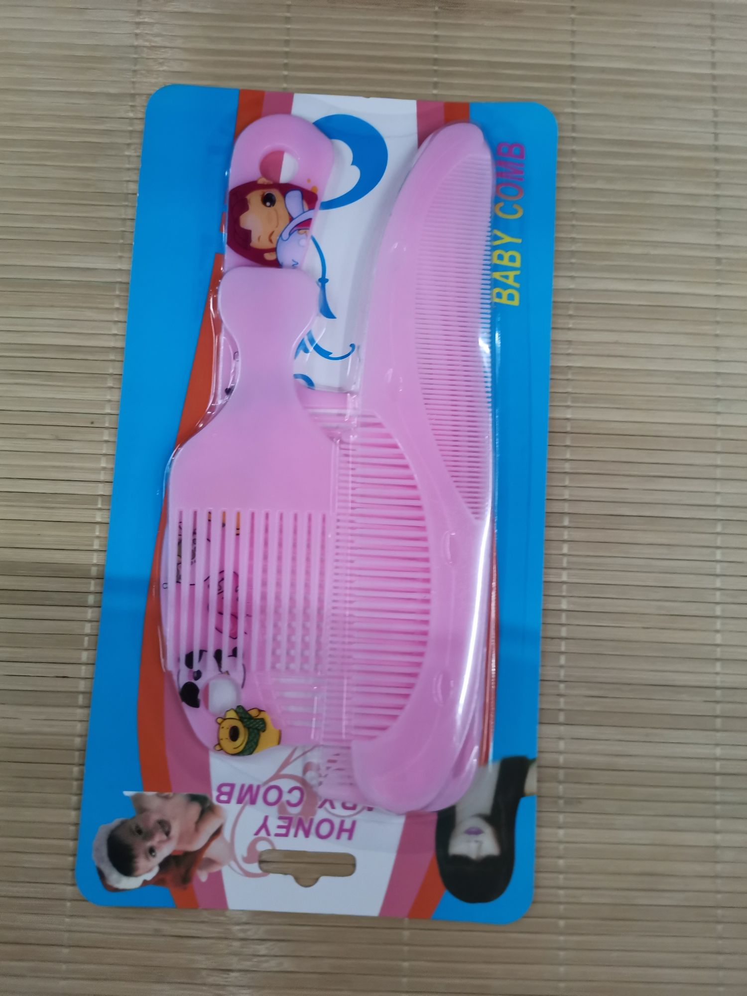 3100塑料梳子，5PC一卡细节图