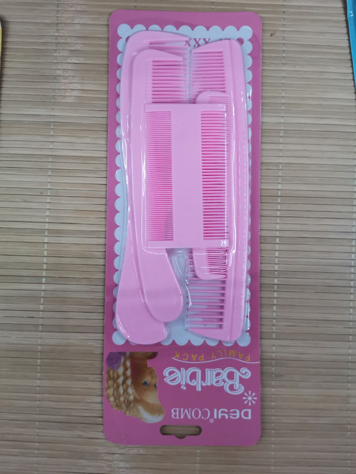 205塑料梳子，5PC一卡，产品图