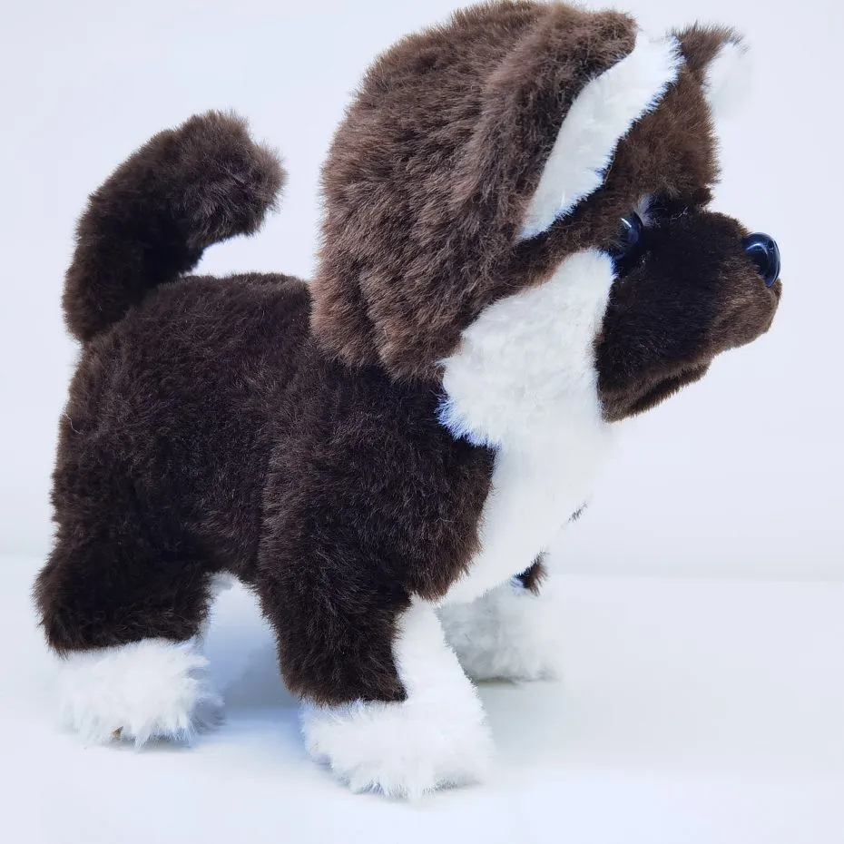 The Kebeqi brand smart electric plush toy dog robot dog can bark and move. It is an electronic pet and a fun companion for children detail image 1