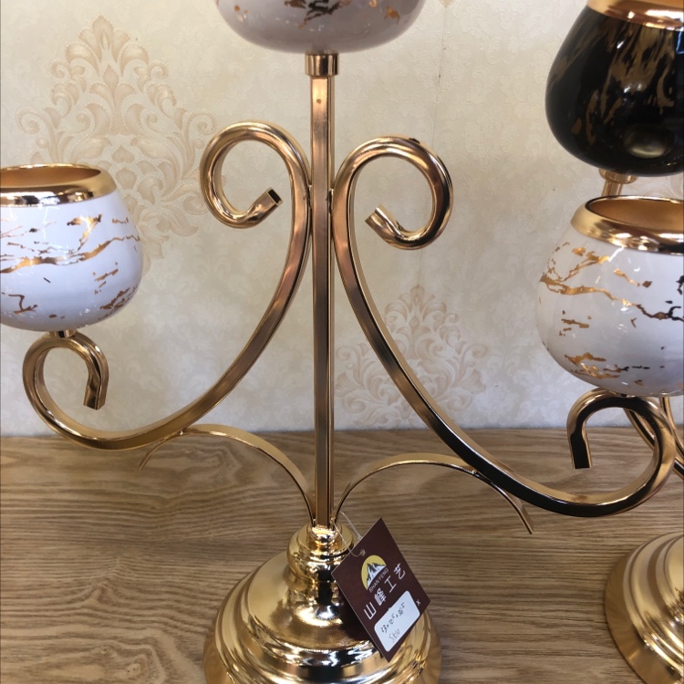 工艺品/烛台/摆件白底实物图