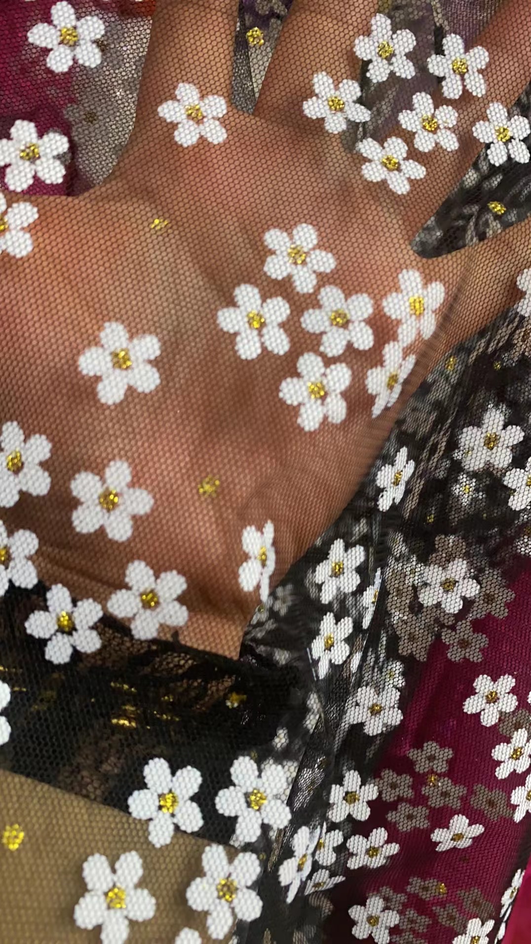 花纱图案款面料厂家直销当季新品可批发可零售