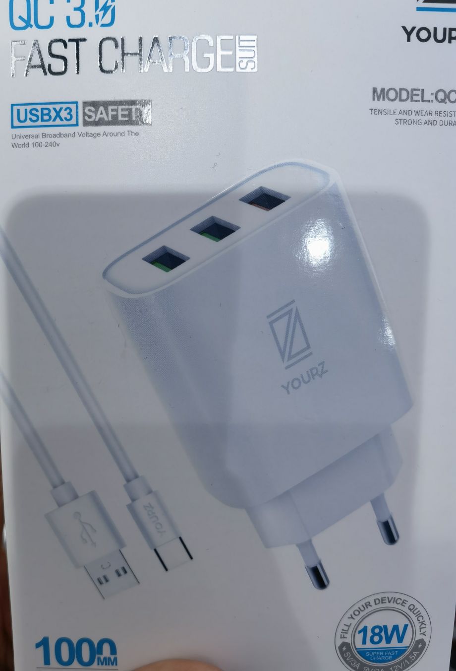 Mobile phone charger details Picture