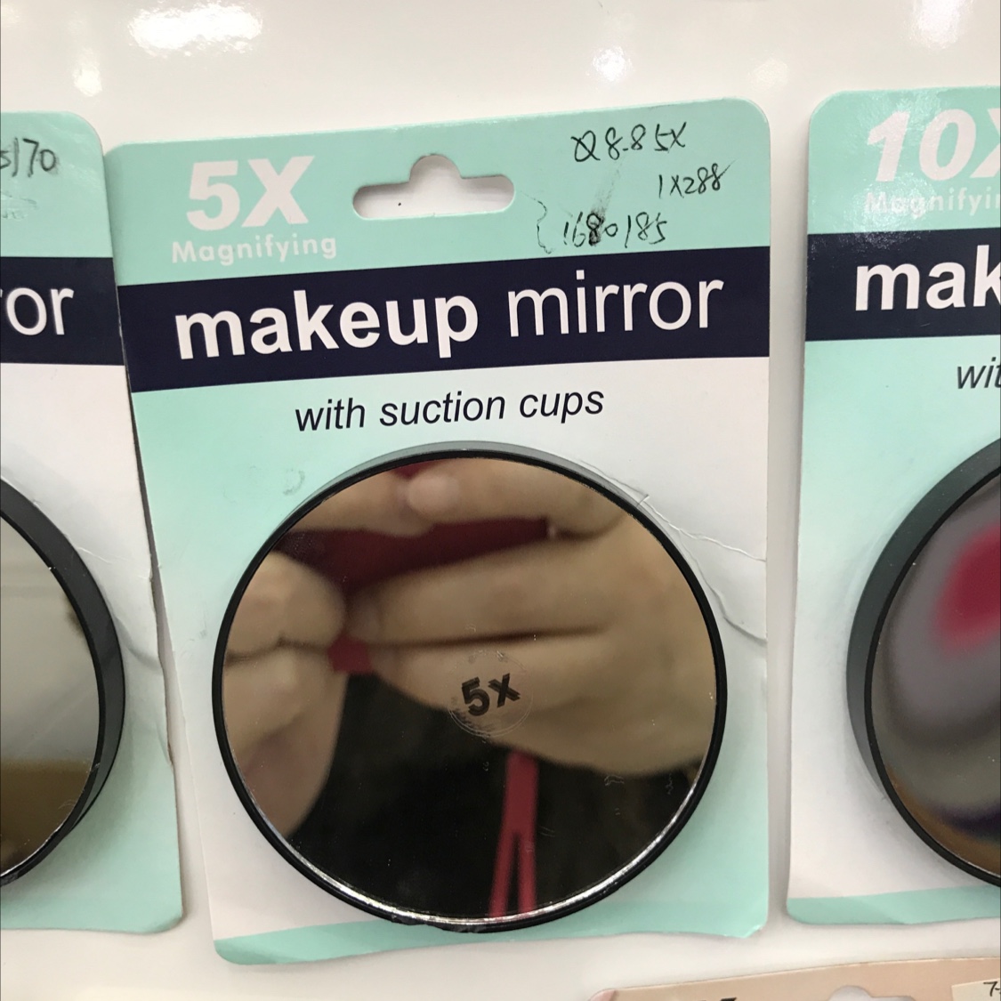 Small makeup magnifying glass