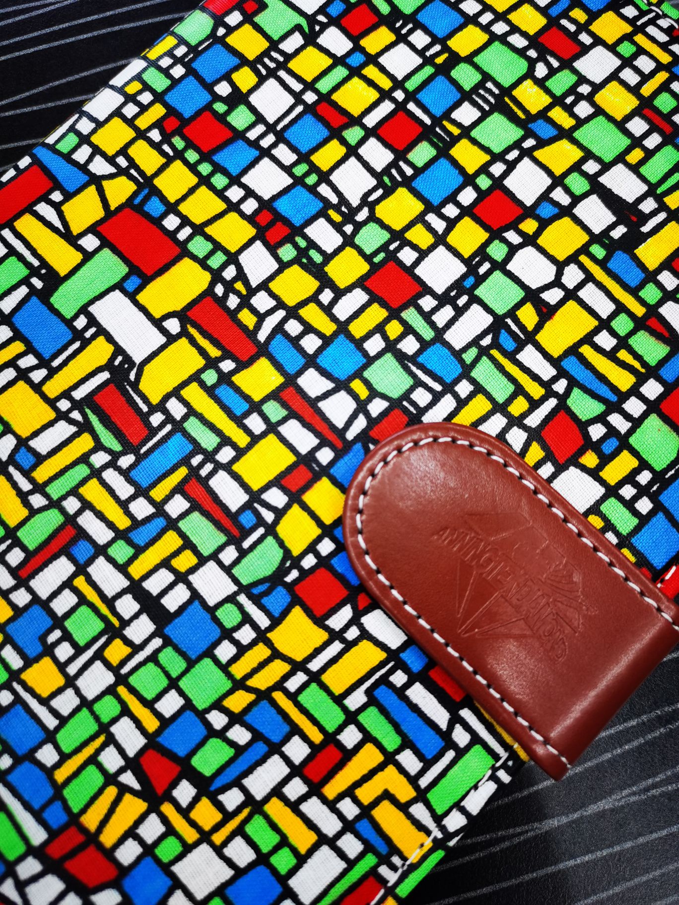 棉布暗扣笔记本定制高档办公礼品记事本创意日记本个性精品几何本子详情图7