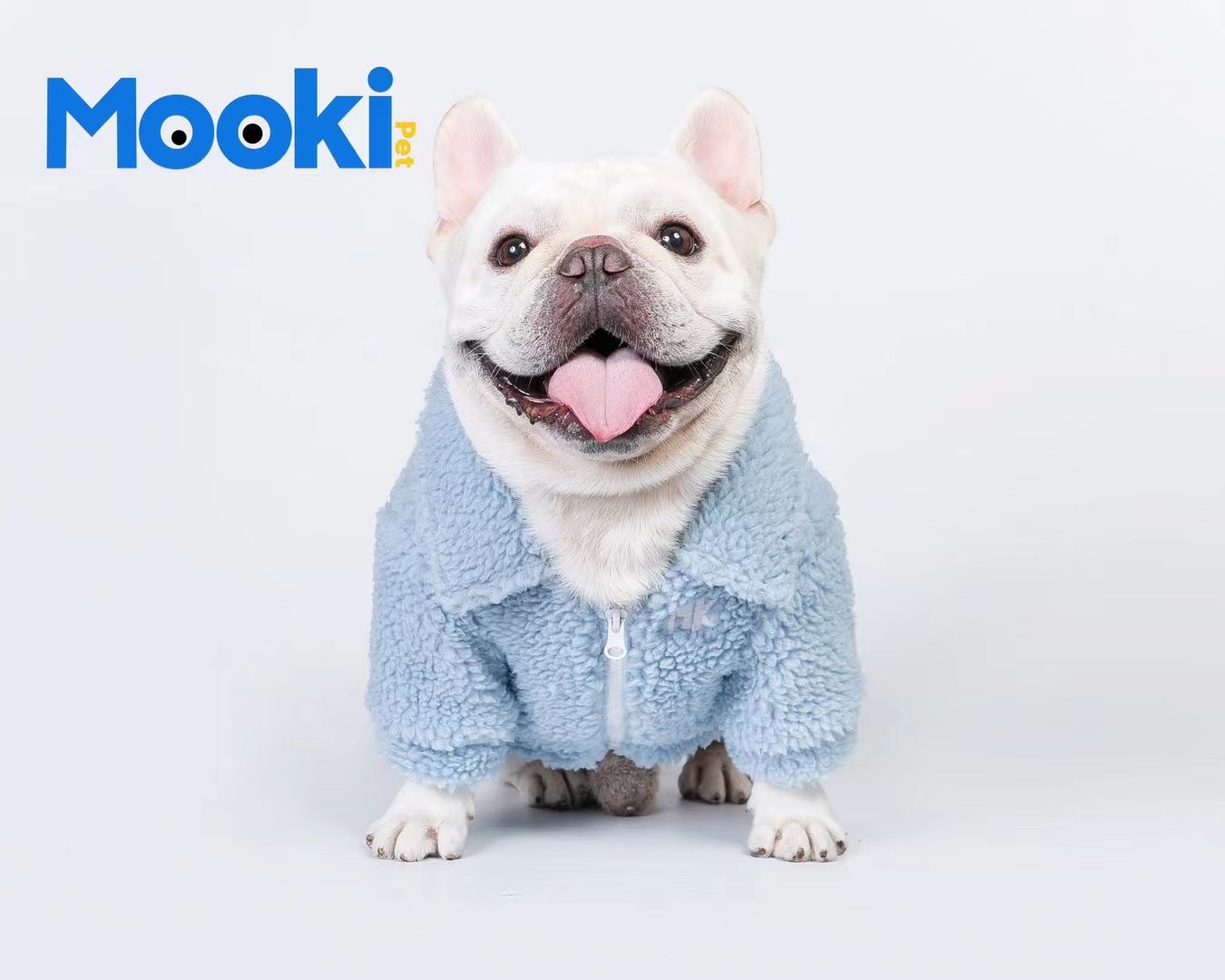 宠物用品衣服！MOOKIPET新品🆕🛒MK21056冰岛绒字母外套📷冰岛绒面料，精致贴布刺绣⚡️✨加厚保暖，非常详情图2