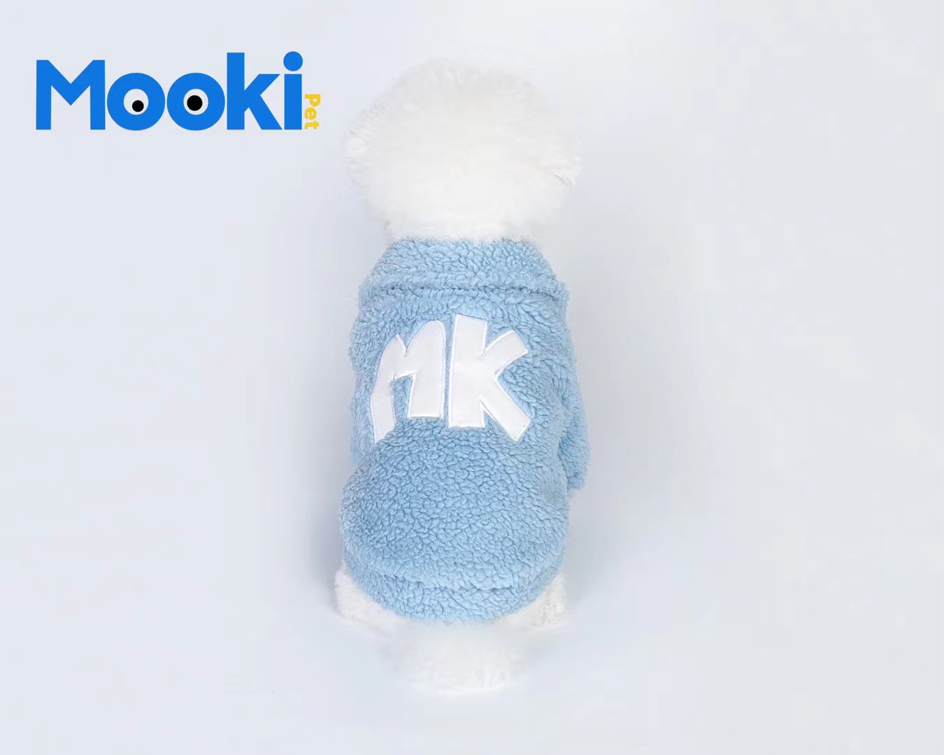 宠物用品衣服！MOOKIPET新品🆕🛒MK21056冰岛绒字母外套📷冰岛绒面料，精致贴布刺绣⚡️✨加厚保暖，非常详情图5