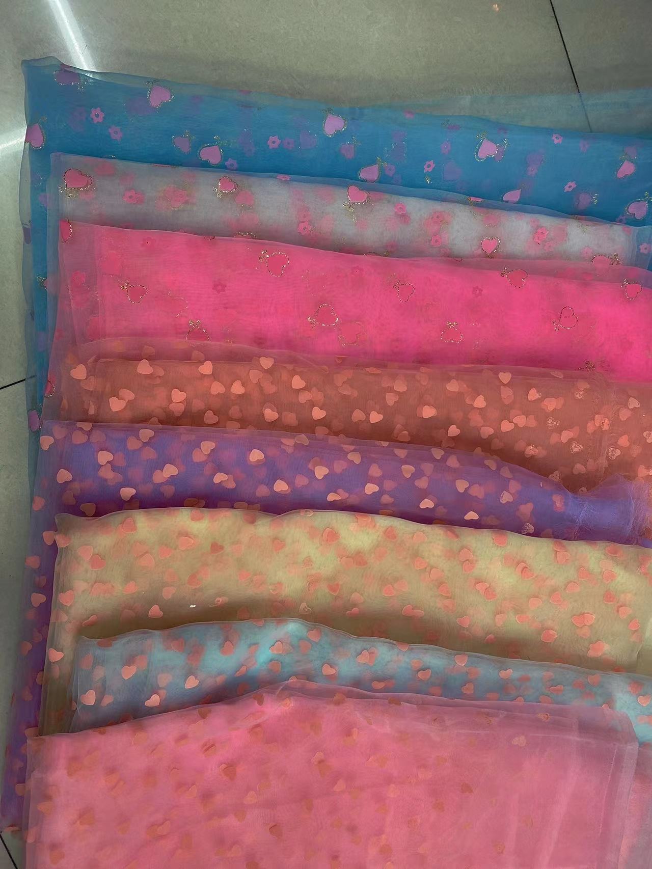 The heart gauze fabric manufacturer offers direct sales of the current season's new products. Wholesale and retail are available Item Picture
