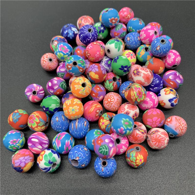 Soft clay beads