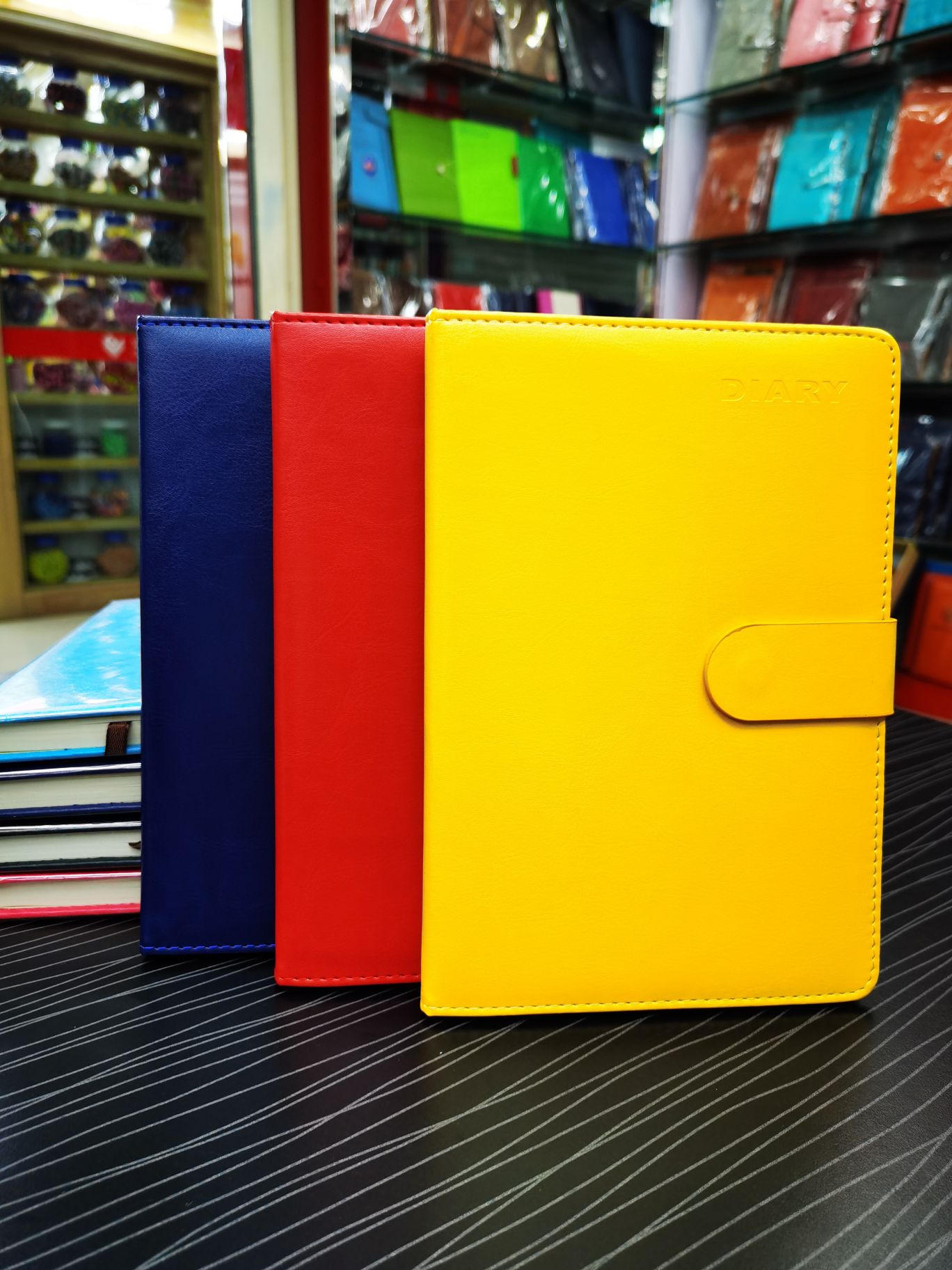 暗扣多色商务笔记本PU软皮手帐记事本现货胶装日记本A5本子详情图1