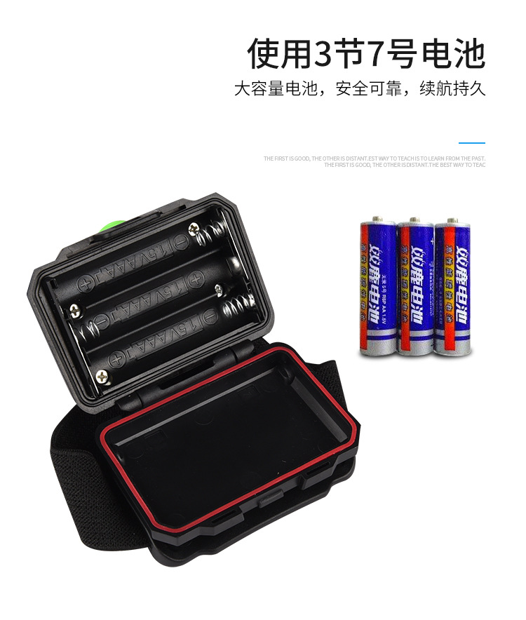 头戴防水钓鱼灯 LED户外头灯 强光充电矿灯 大功率远射防水工作灯详情图8