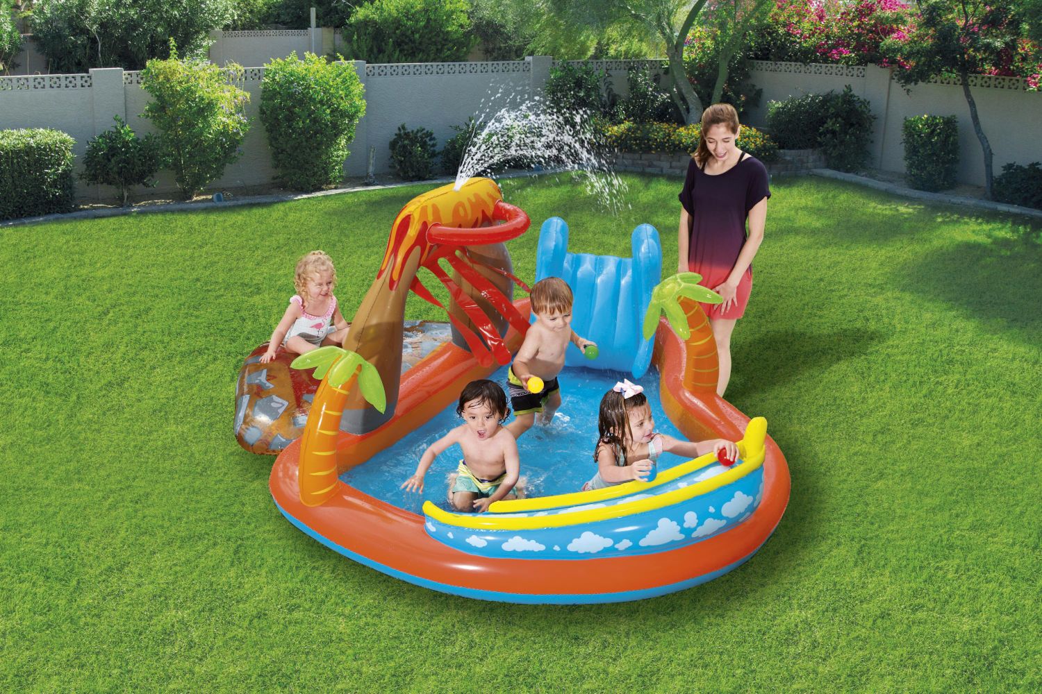 Best way53069 Volcano Water Play Park Inflatable Pool Specification image