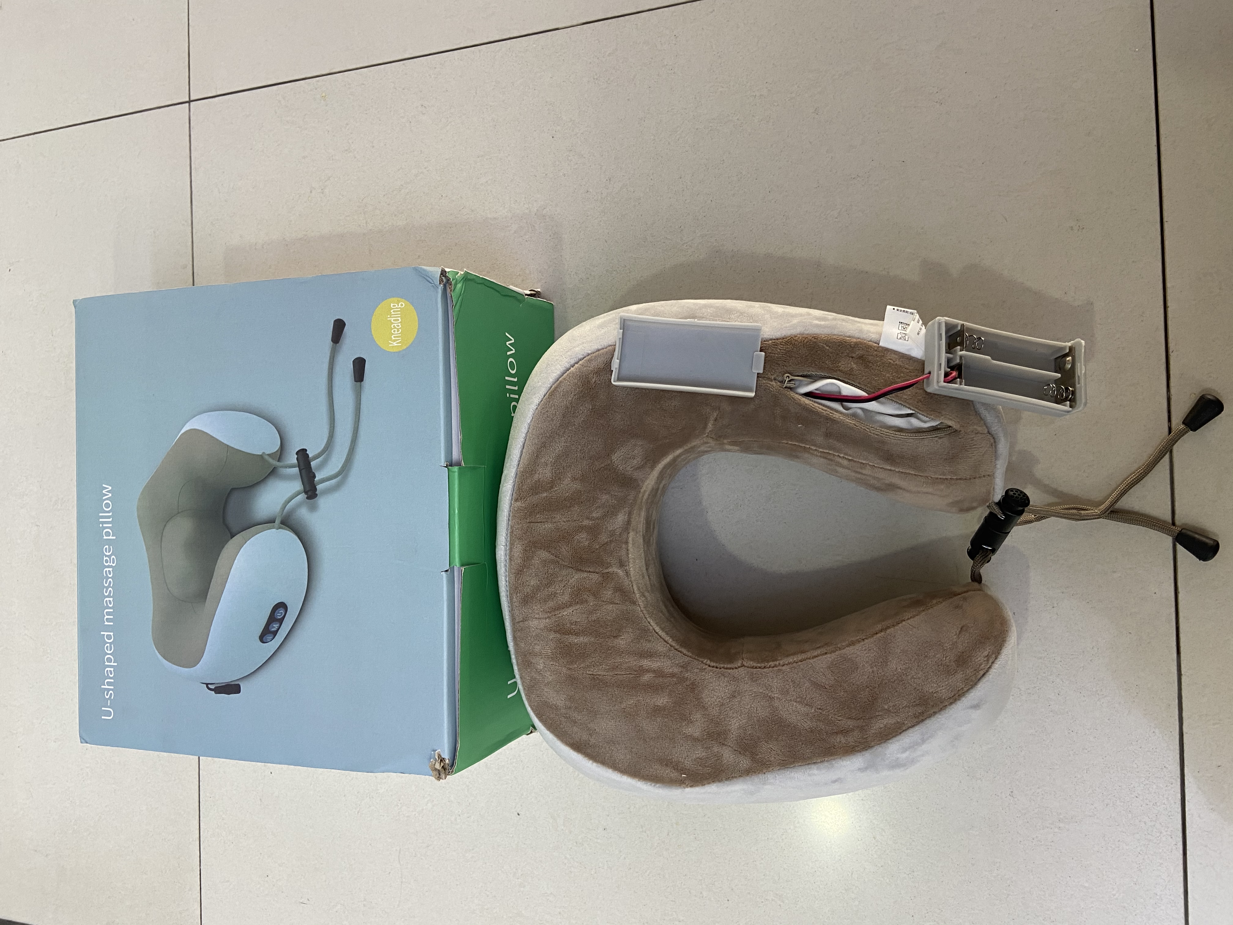 Vibrating massage Pillow - Battery model