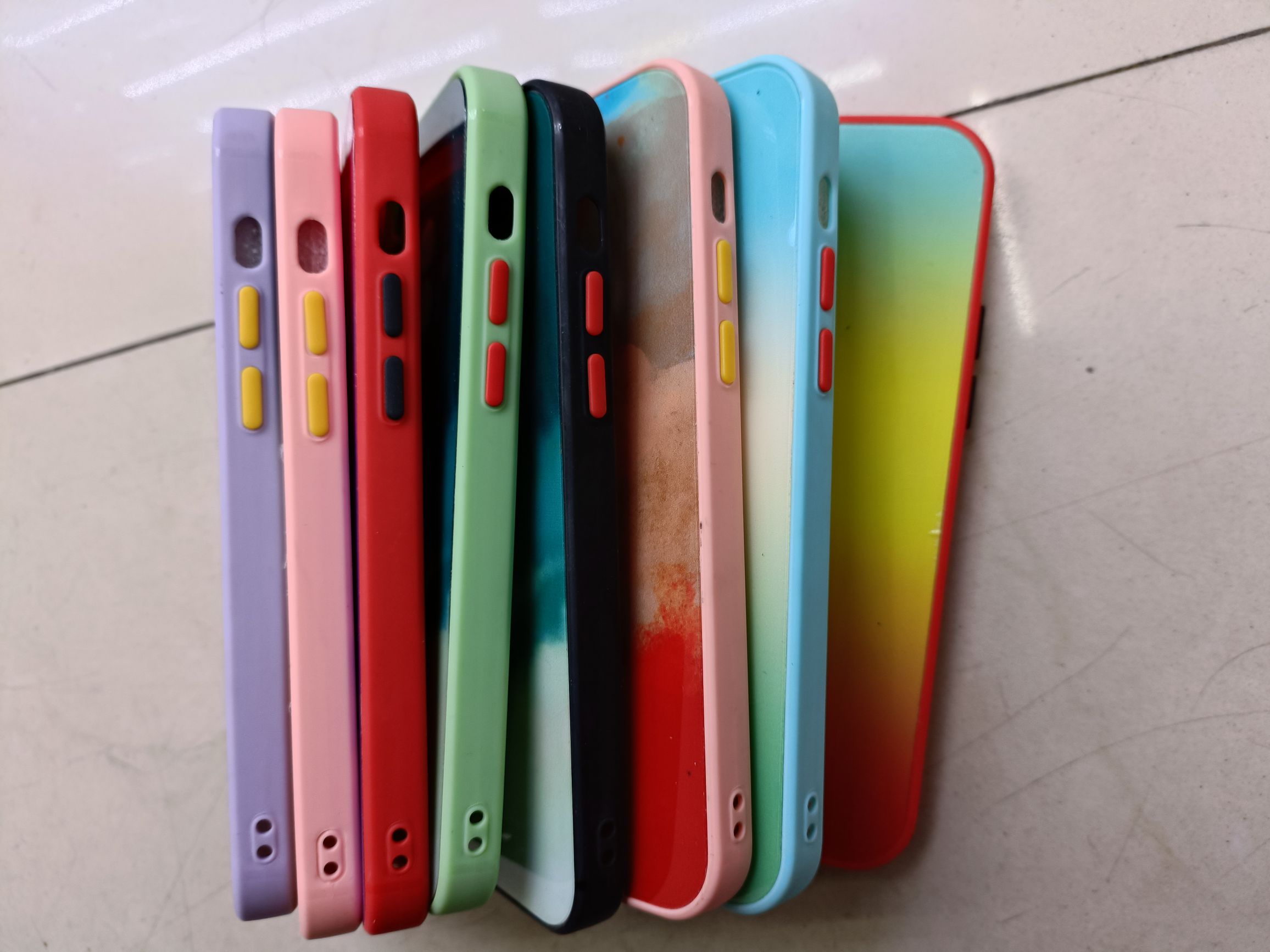彩绘亚克力撞色按键手机壳详情图4