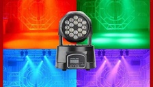 18颗LED小摇头/7颗四合一LED摇头，背景染色摇头灯，LED舞台灯，效果灯包房灯，婚庆，宴会厅灯具