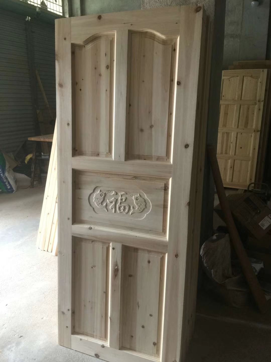Solid wood door, fir door