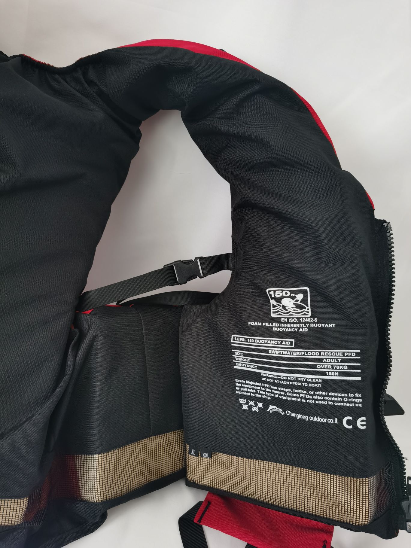 Water rescue life jacket, professional high-buoyancy heavy-duty rapids life jacket for flood control, rescue and disaster relief detail image 9