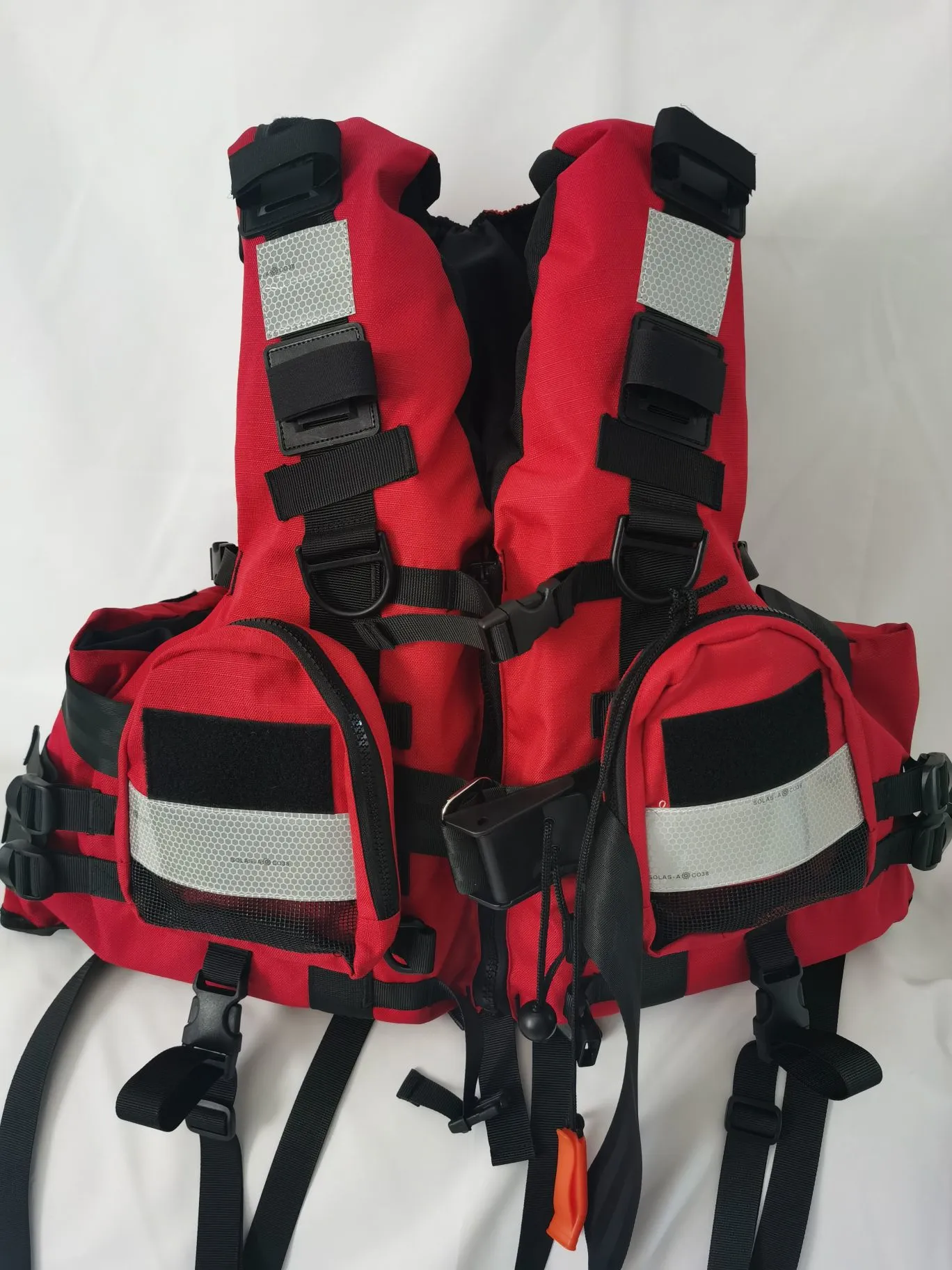 Water rescue life jacket, professional high-buoyancy heavy-duty rapids life jacket for flood control, rescue and disaster relief detail image 3