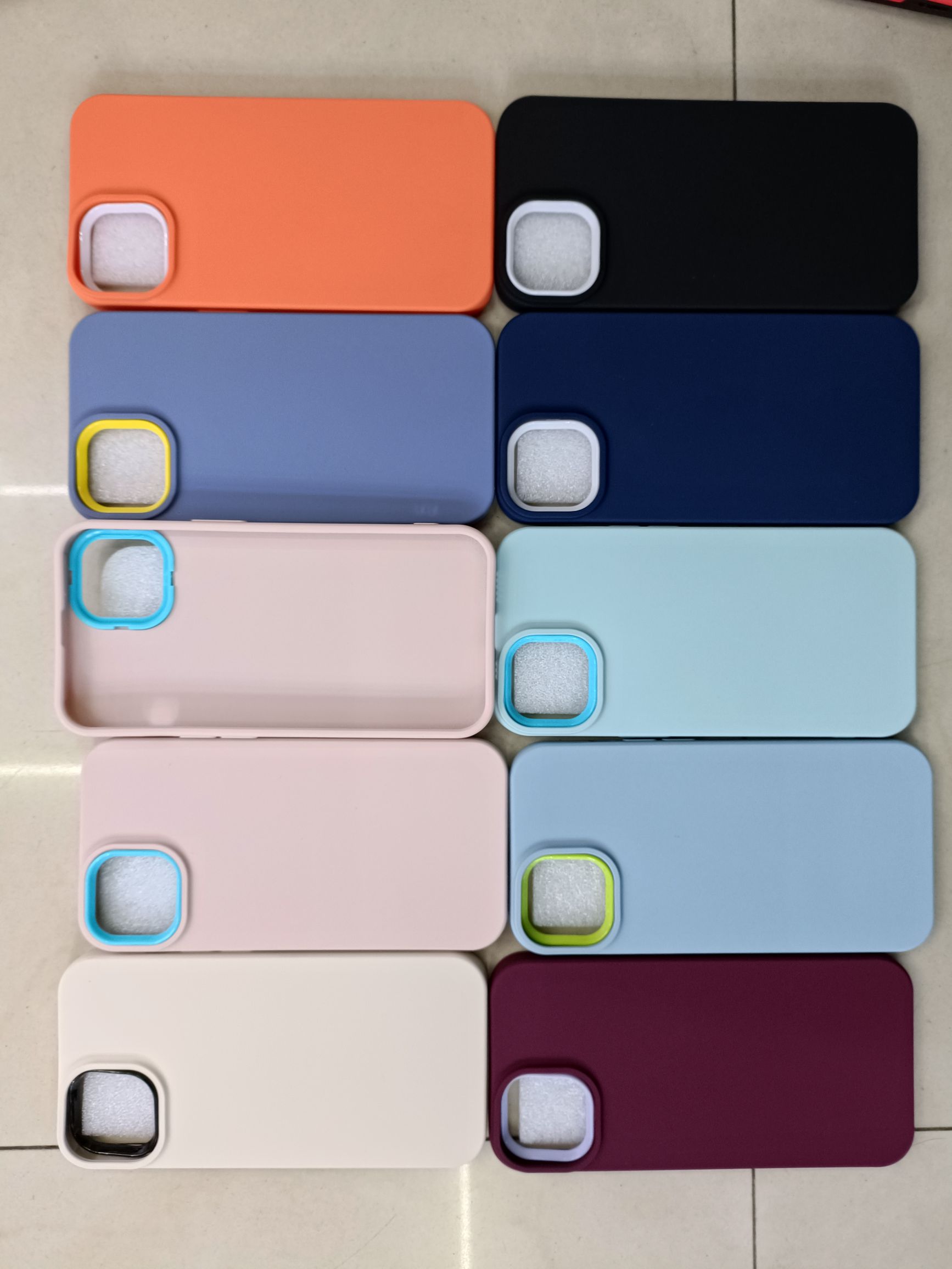 TPU phone case with lens frame details Picture