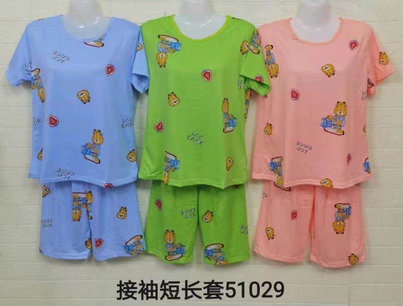 女士家居服实物图