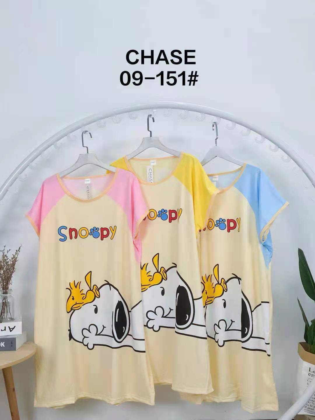 外贸爆款网络爆款少女卡通印花公仔睡裙家居服详情图8