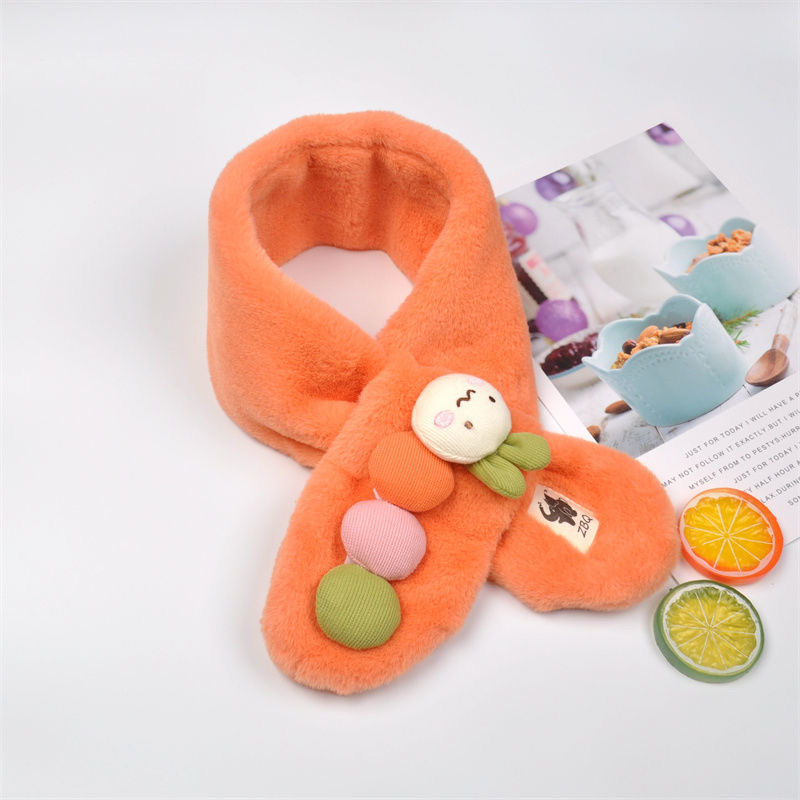 Children's Scarf Autumn And Winter Warm Baby Plush Neck Korean Version Of Girls And Boys Baby Soft Caterpillar Series full figure