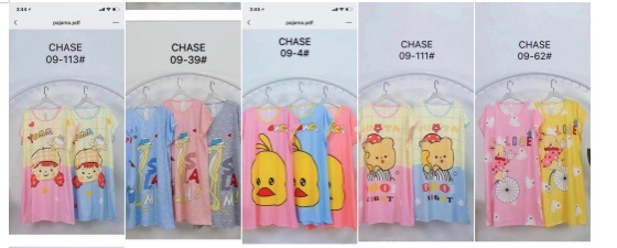 外贸爆款网络爆款少女卡通印花公仔睡裙家居服详情图3