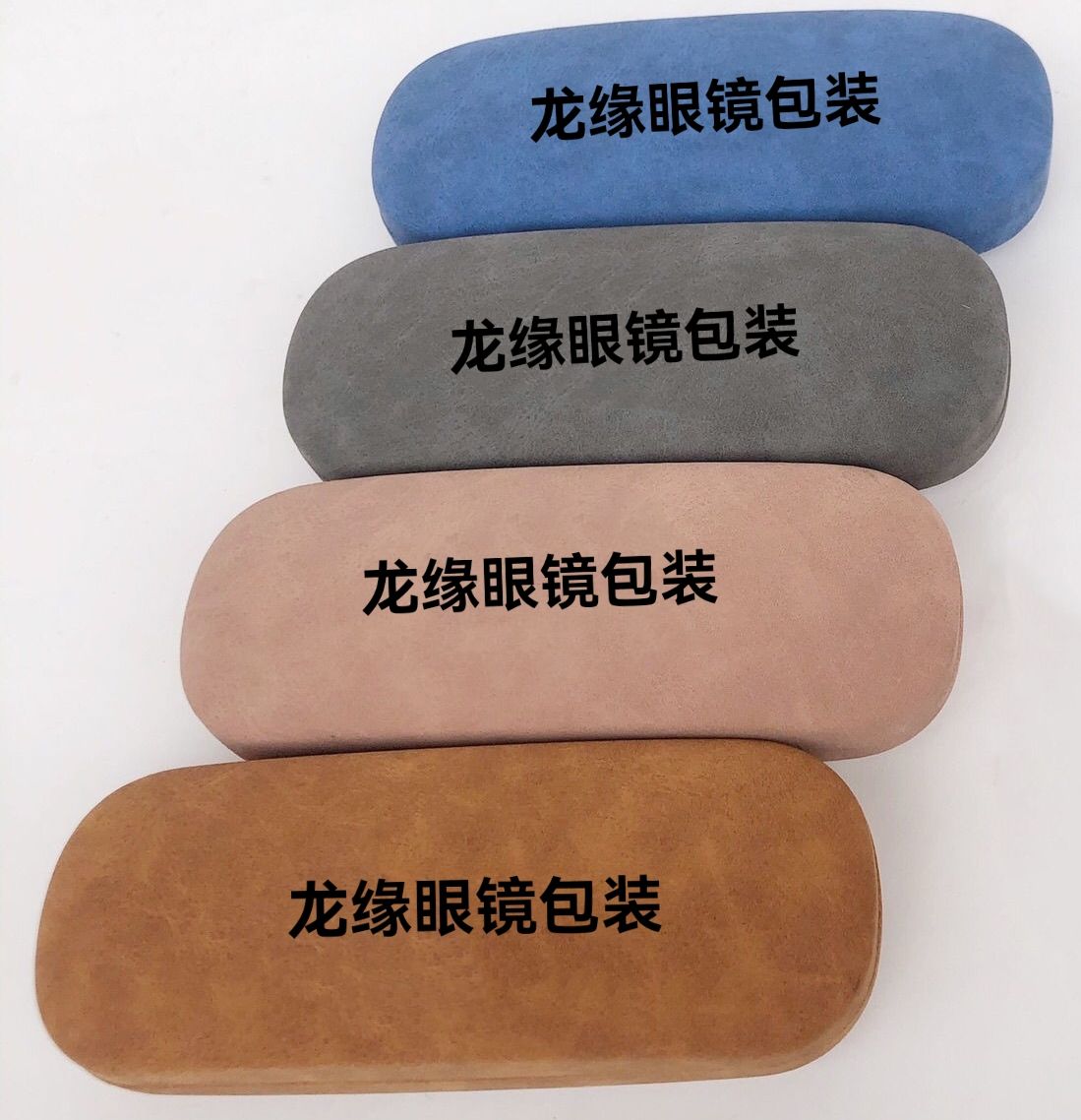 Semi-pu eyeglass case details Picture