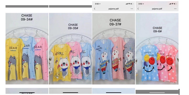 外贸爆款网络爆款少女卡通印花公仔睡裙家居服详情图4