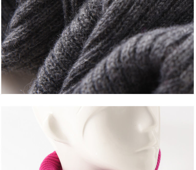 Cashmere False Collar Cold Thick Neck Cover 2021 The Latest Autumn And Winter Knitted Neck Neck Protection Cervical Warm Scarf undefined