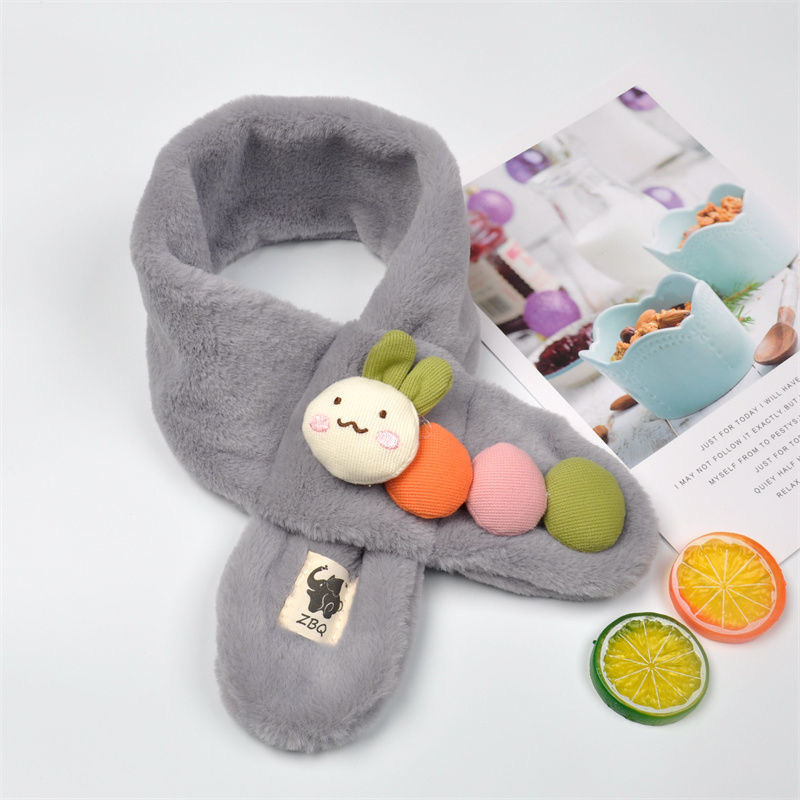 Children's Scarf Autumn And Winter Warm Baby Plush Neck Korean Version Of Girls And Boys Baby Soft Caterpillar Series Specification drawing