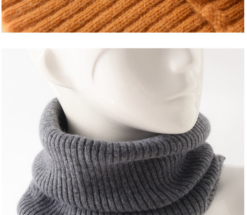 Cashmere False Collar Cold Thick Neck Cover 2021 The Latest Autumn And Winter Knitted Neck Neck Protection Cervical Warm Scarf undefined