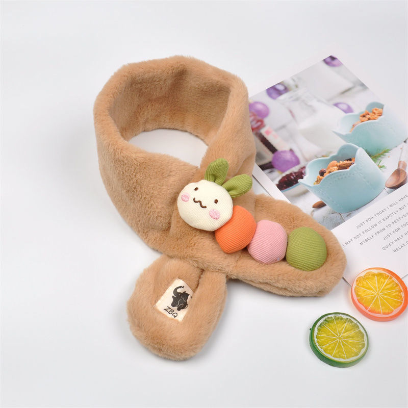 Children's Scarf Autumn And Winter Warm Baby Plush Neck Korean Version Of Girls And Boys Baby Soft Caterpillar Series details Picture