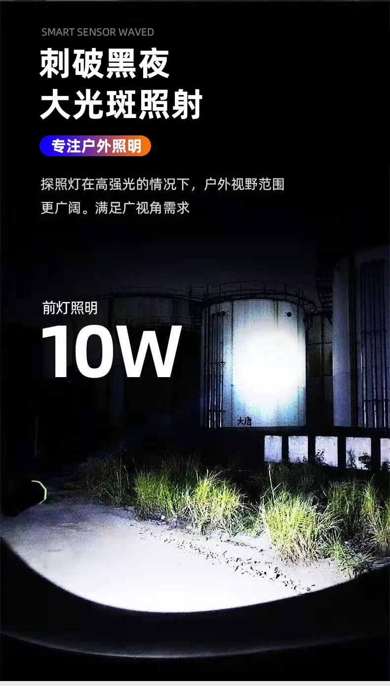 Ultra-bright LED rechargeable bulb, solar lighting, emergency household multi-functional, outdoor night market, street stall, large capacity detail image 13