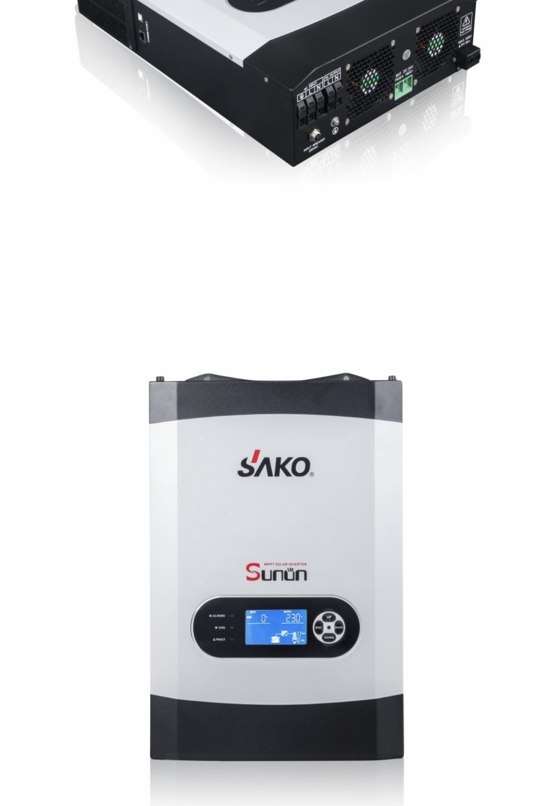 SAKO三科逆变器太阳能3KW 5KW MPPT高频逆控一体机正弦波逆变器详情图4