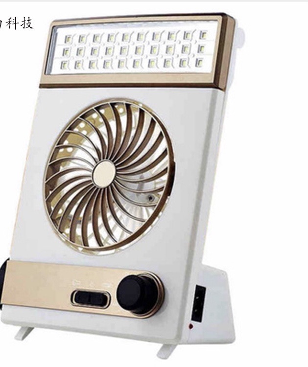 Multi-functional solar charging fan, outdoor portable desktop led camping lamp fan detail image 10