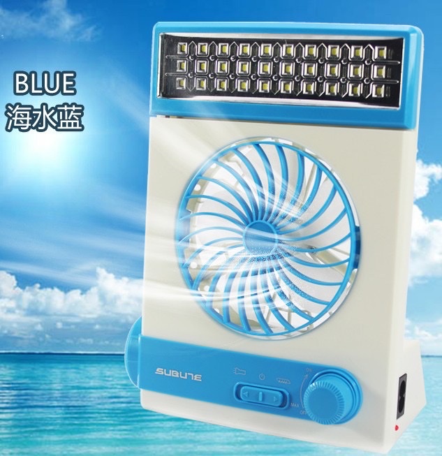 Multi-functional solar charging fan, outdoor portable desktop led camping lamp fan detail image 9