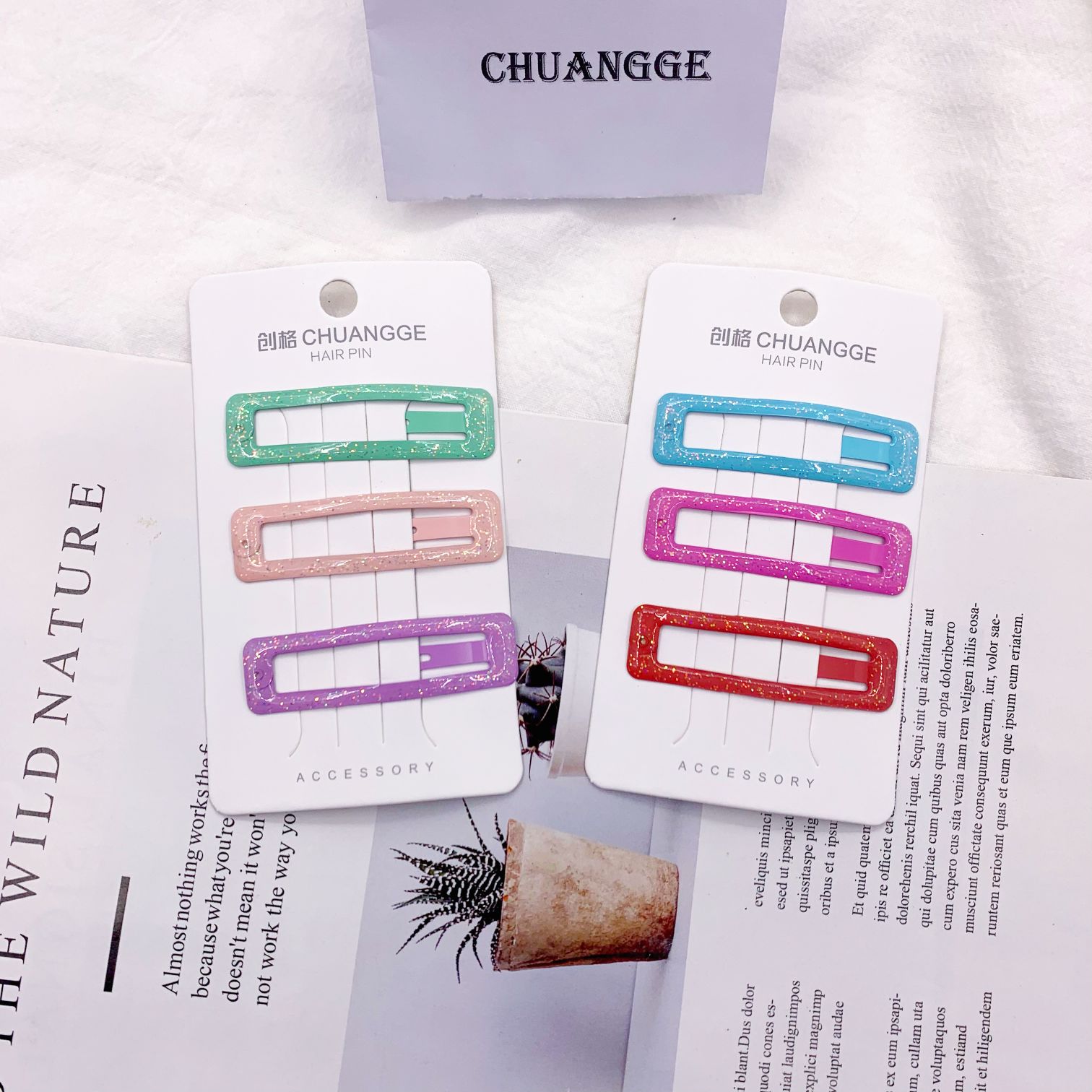 Colorful glitter oil drip BB holder, fashionable and cute milk tea color series BB holder, matte texture oil drip BB holder Specification image