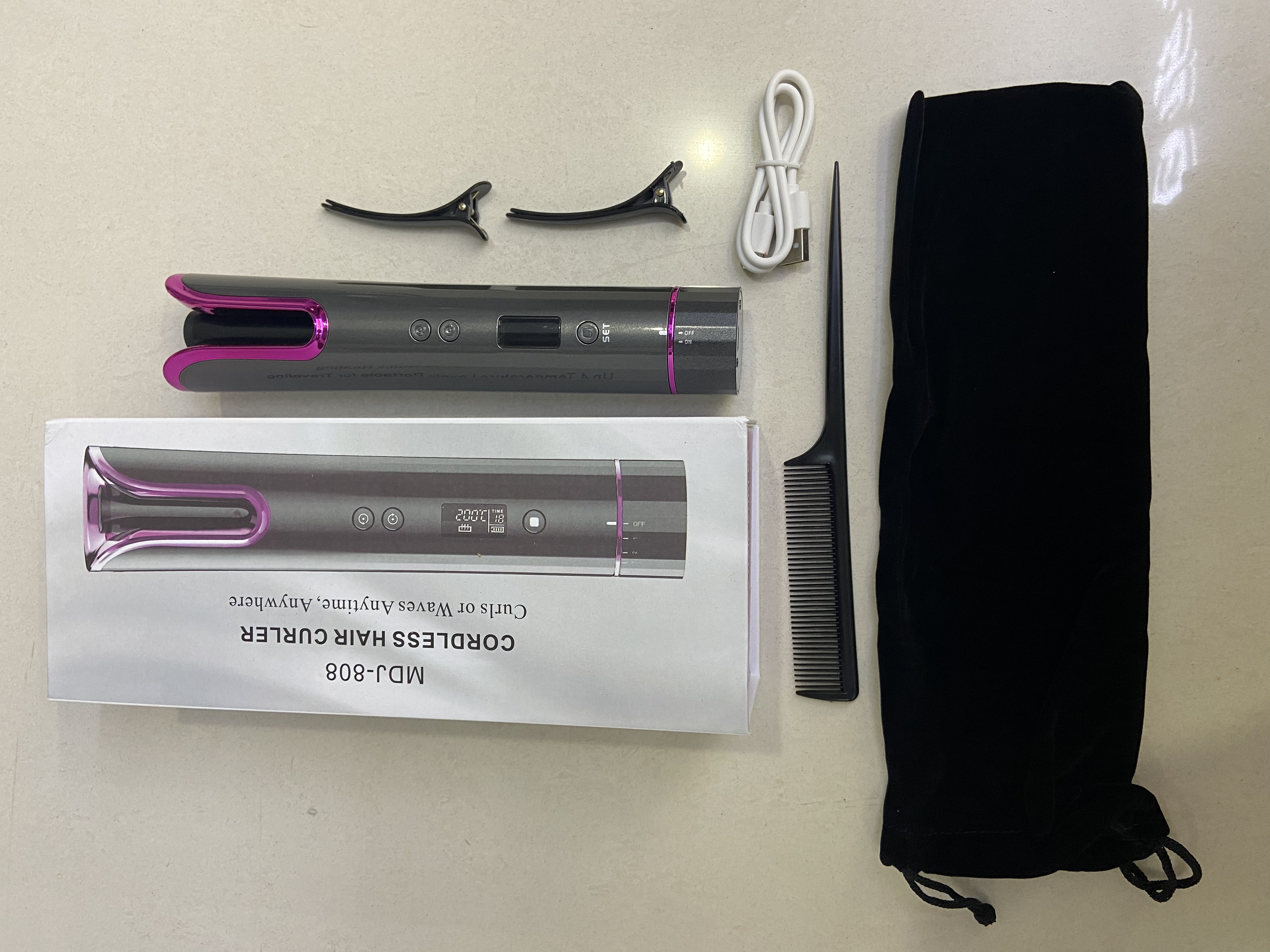 Rizador de pelo automático LCD