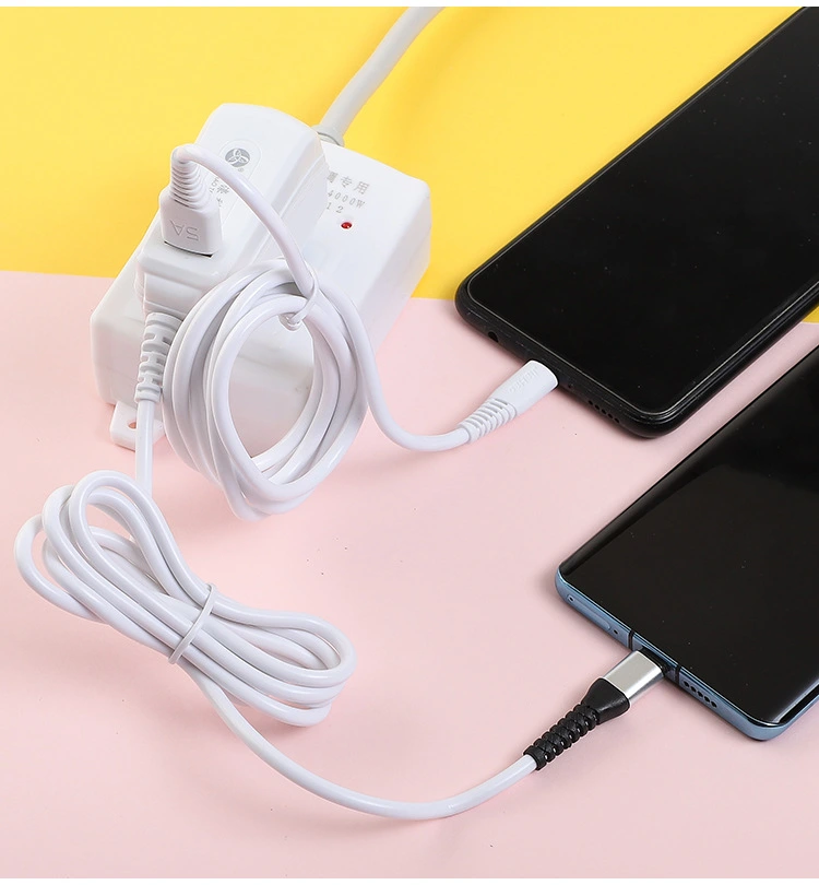 Turn the mobile phone fast charging plug 90 degrees to the USB port for direct charging to the Android type-c interface 1.5 meters detail image 11