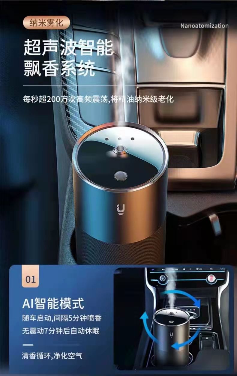 Nano Atomizing Automobile Intelligent Aromatherapy Machine Item Picture
