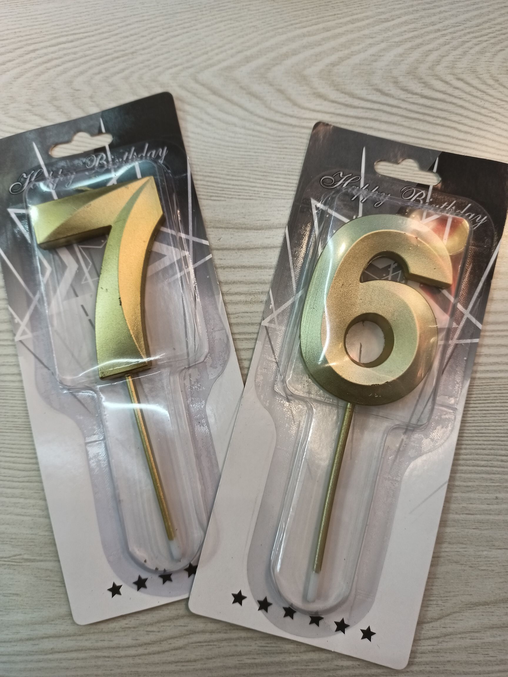 Gilded number 0-9 large candles, birthday candles, party candles, anniversary candles, celebration candles, festival candles, party candles details Picture