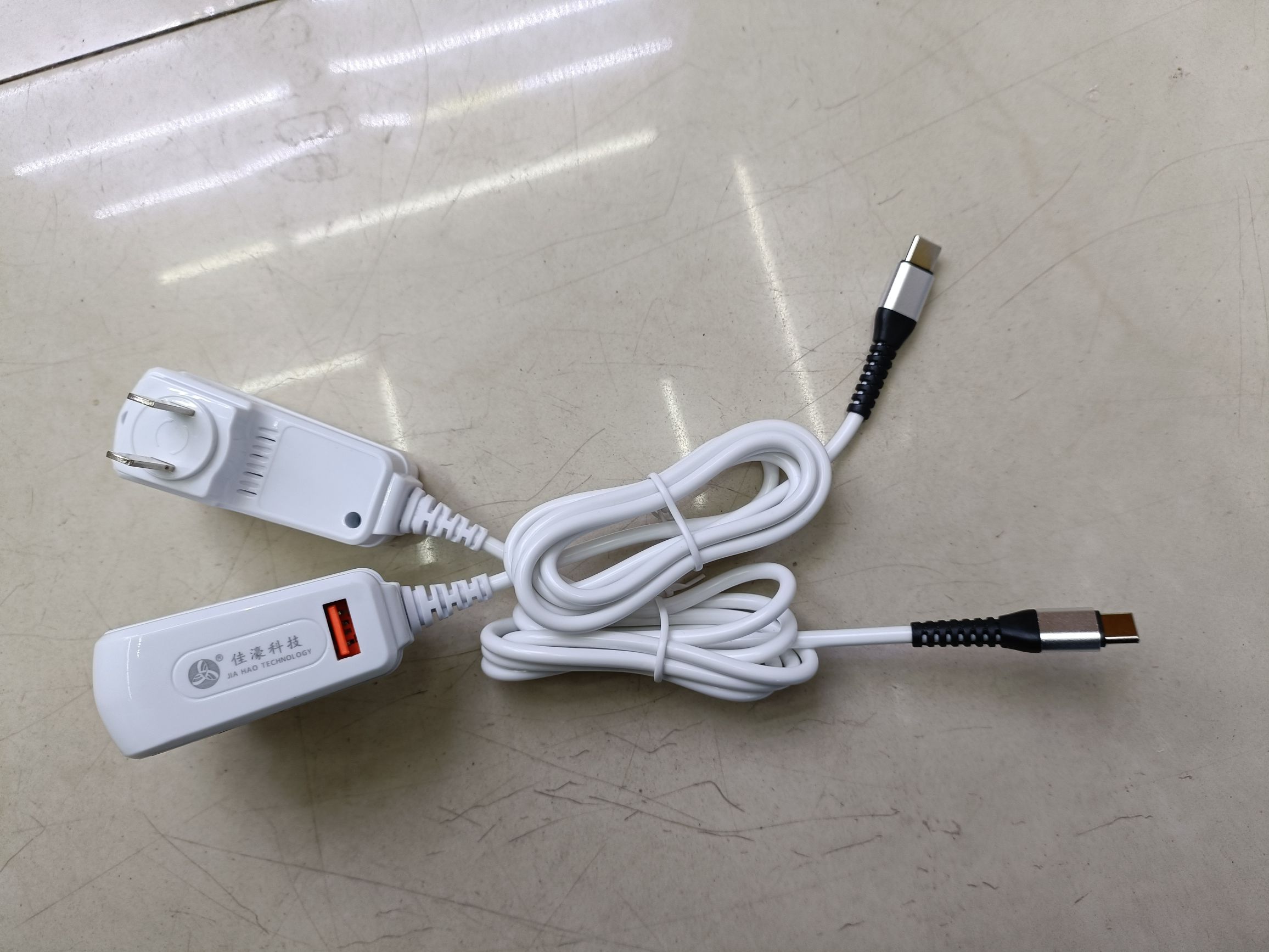 Turn the mobile phone fast charging plug 90 degrees to the USB port for direct charging to the Android type-c interface 1.5 meters detail image 8