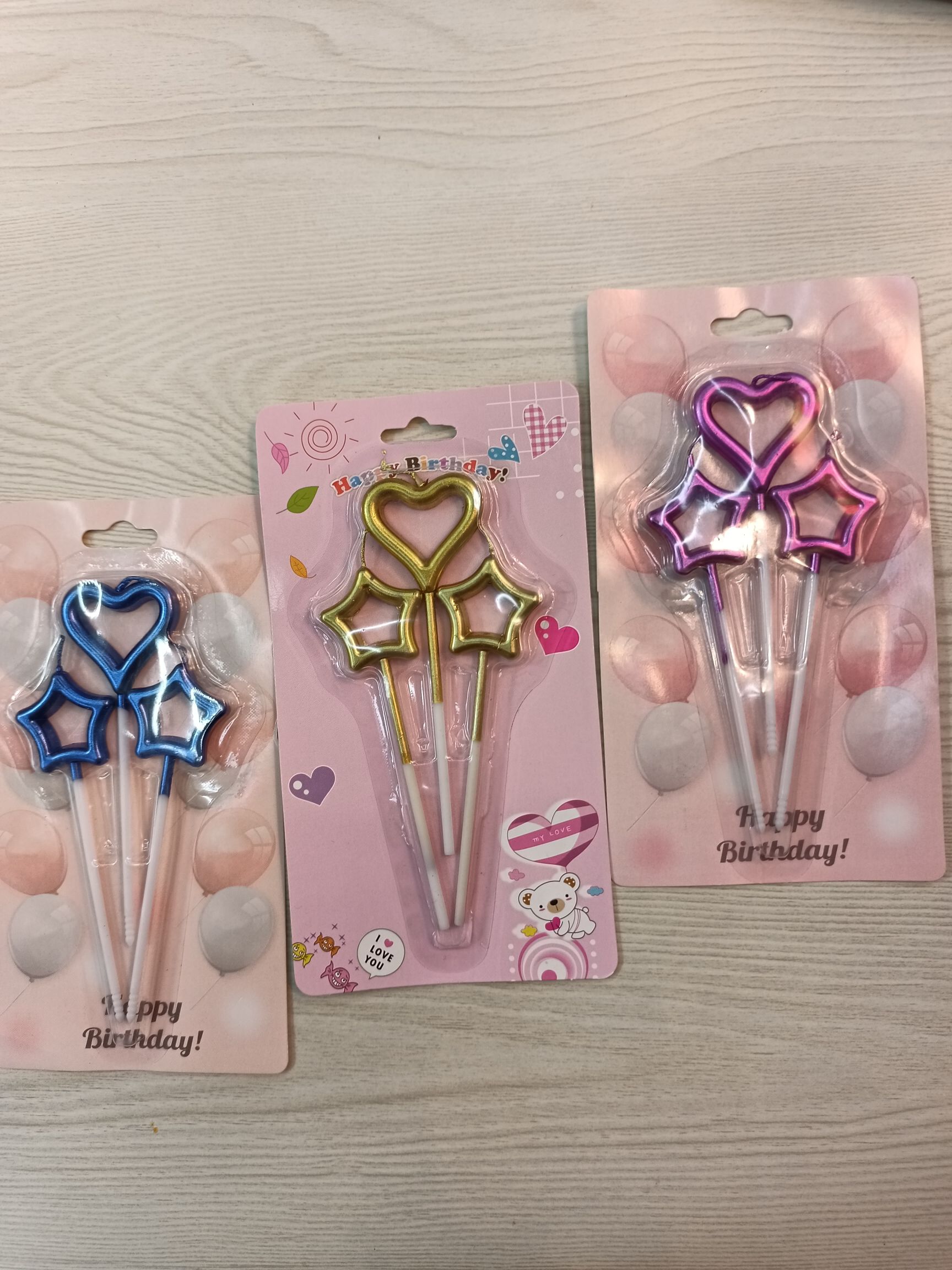 Love five-pointed star candles, birthday candles, party candles, anniversary candles, celebration candles, festival candles, party candles detail image 2